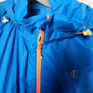 Mens geek lightning 3x rain coat.
